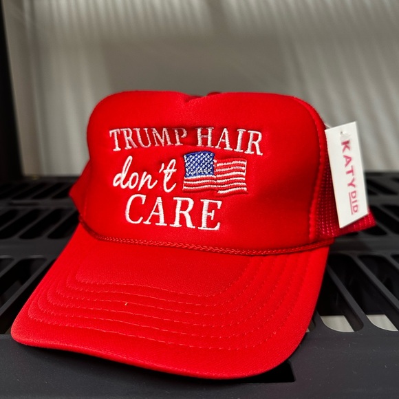 Katydid Accessories - TRUMP HAIR don’t CARE Trucker hat